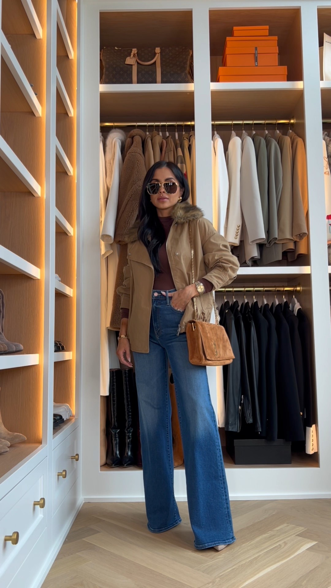 Zara fall outfit
Zara fur collar bomber jacket 
Mother hustler jeans
Brown bodysuit 

#LTKStyleTip #LTKFindsUnder100 #LTKSeasonal