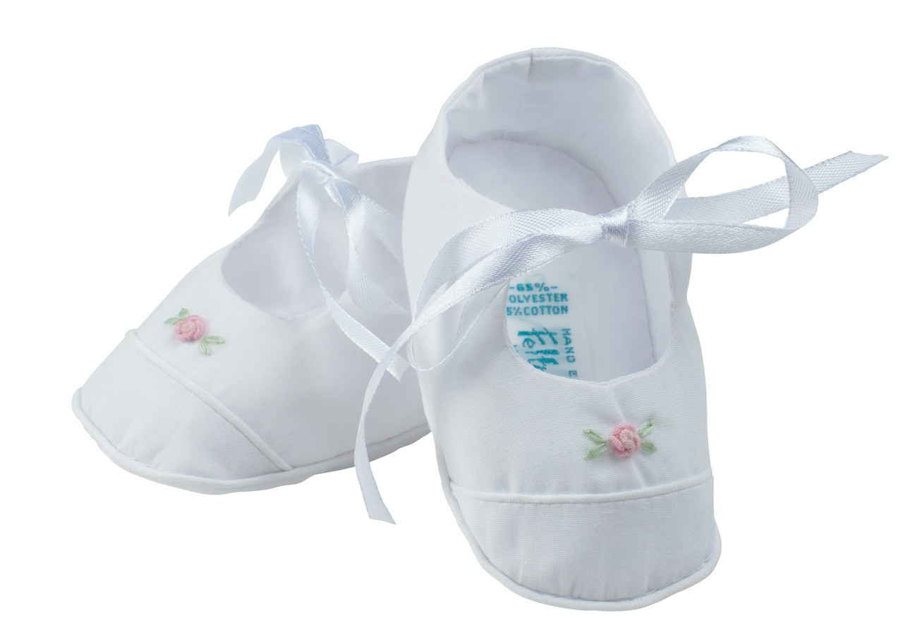 Girls Rose Garden Ribbon Booties | Feltman Brothers