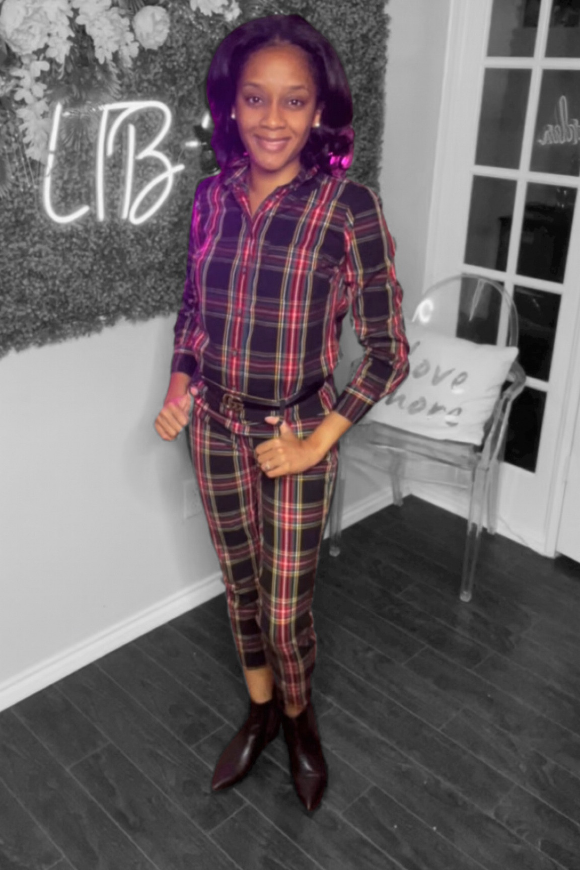 Office holiday 🎄 party? 

I love matching print. Tartan is always a good idea for the season 🎅🏾 

I paired a button down with some jeans and some booties. 

It’s all about being festive 🔆 Tartan X Tartan. #tartan #jcrewfactory #holidayparty #blackbooties #guccibelt #officeparty #workwear

#LTKworkwear #LTKSeasonal #LTKHoliday