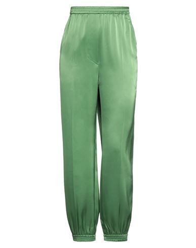Nanushka Woman Pants Green Size XS Triacetate, Polyester | YOOX (US)