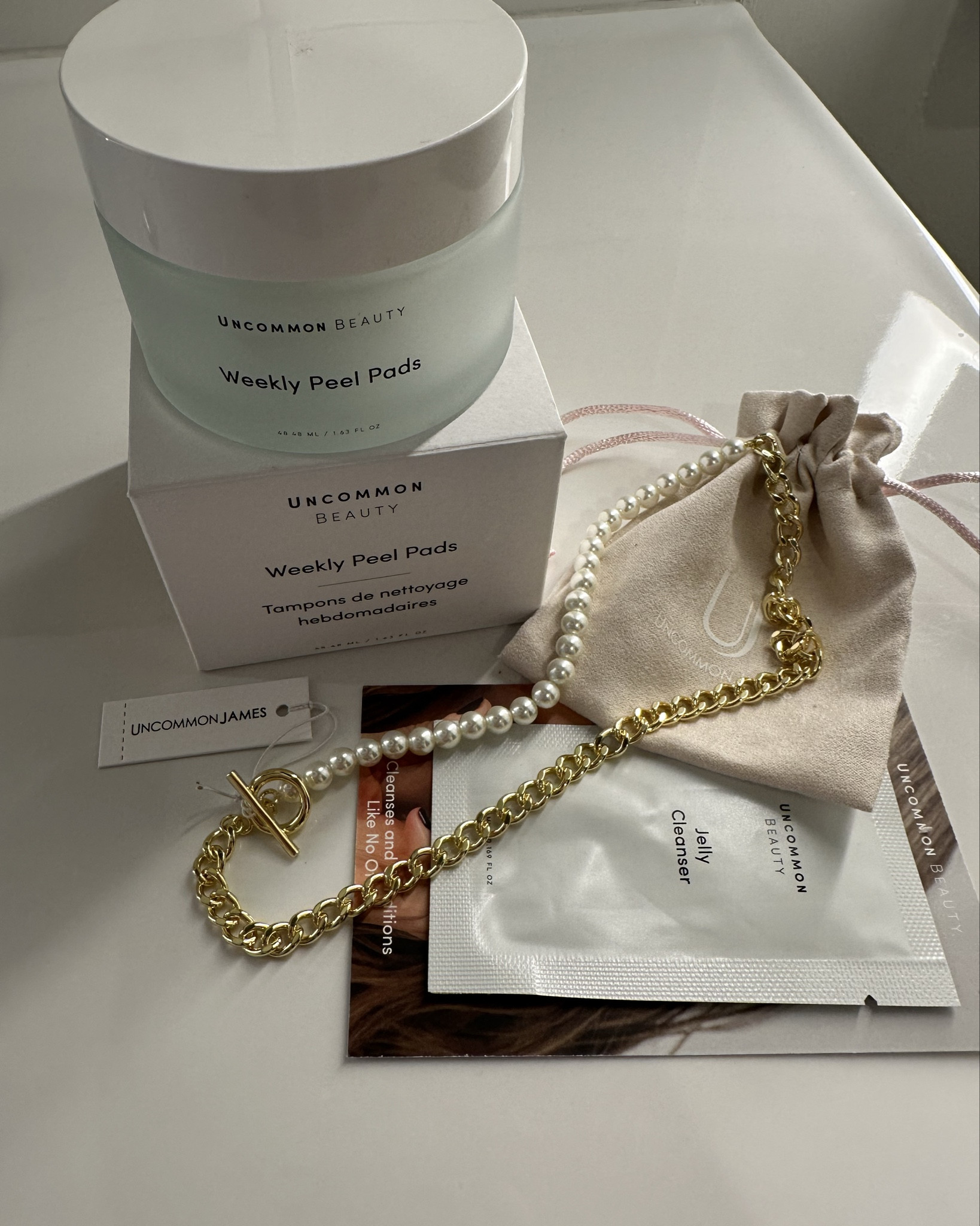 Uncommon James! My order came in today and y’all… don’t sleep on the mystery item. $20 for a $50-$60 necklace - that’s a steal 🤑✨

#LTKGiftGuide #LTKFindsUnder100 #LTKBeauty