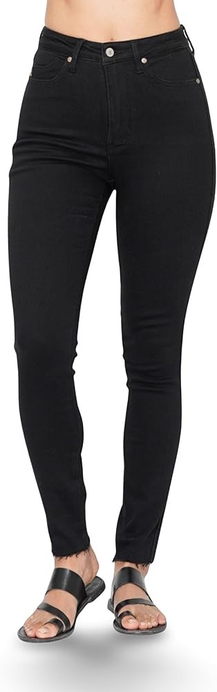 Judy Blue Women's High Waist Tummy Control Shield Pockets Skinny Jeans | Amazon (US)