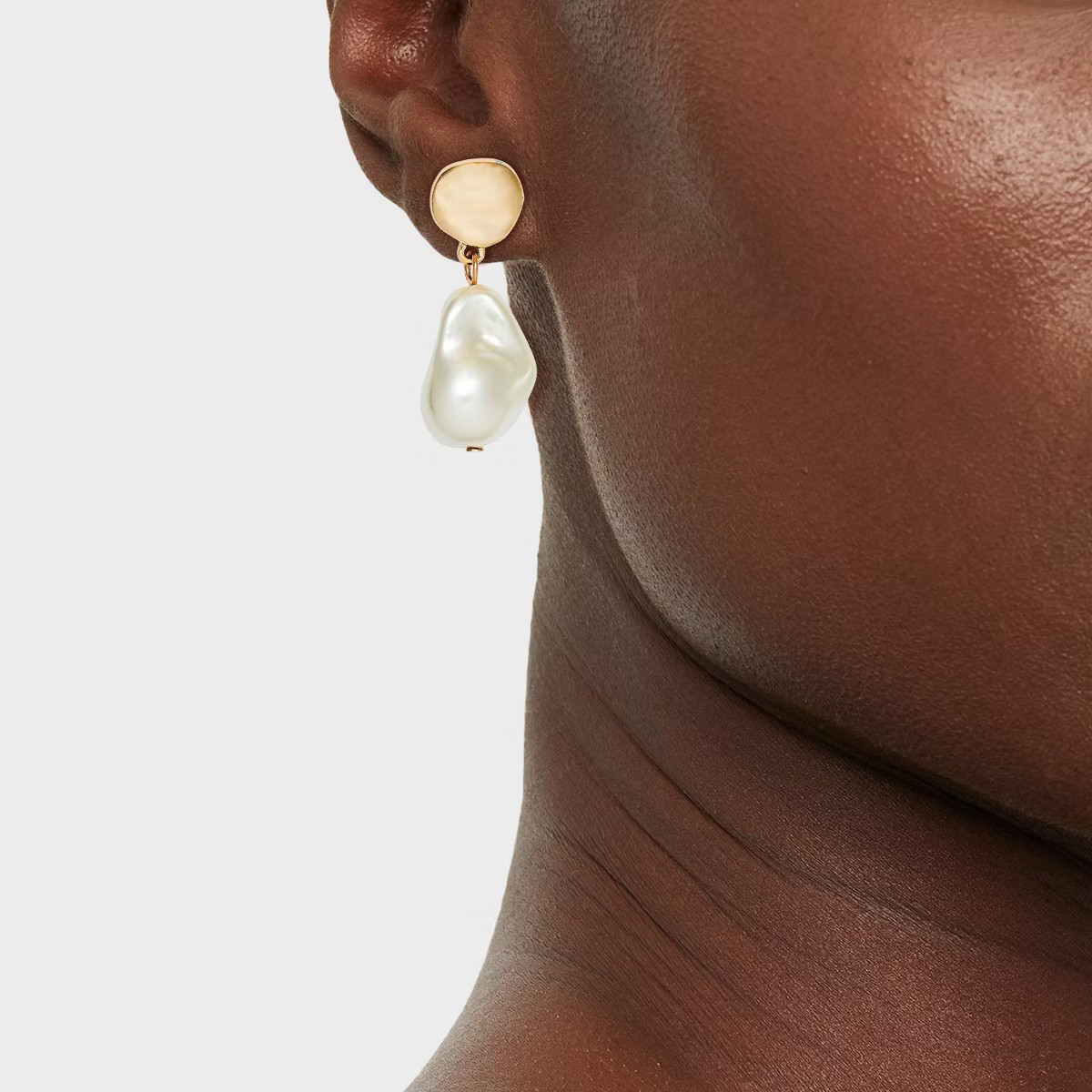 Pearl Drop Earrings - A New Day™ Gold | Target