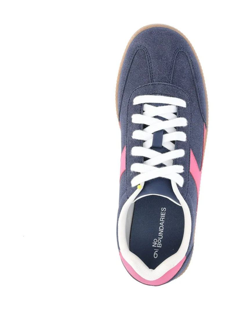 No Boundaries Women’s Lace Up Sport Sneakers, Wide Width Available | Walmart (US)