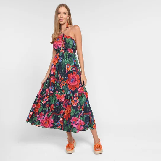 Vestido Farm Cropped Florescer - Estampado | Zattini (BR)