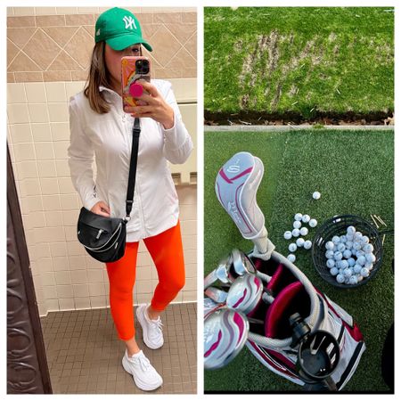 Home on the range…where I hit like dog dookie this evening. Love ya. BYE #ootd #wednesday #golf #whatiwore