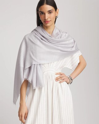 Women's Lightweight Cashmere-Blend Wrap in Denim | Chico's | Chico's