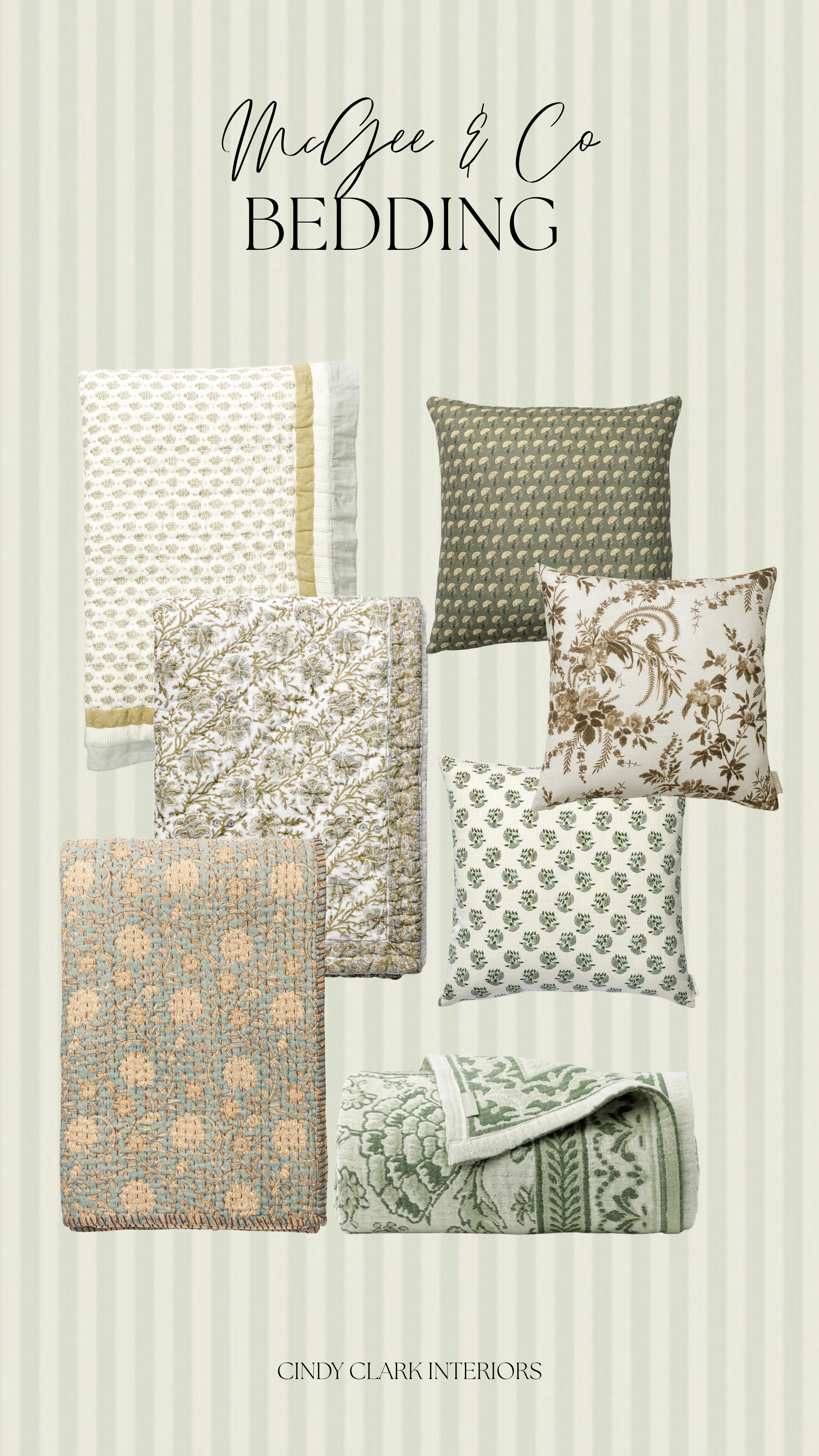McGee & Co has the most stunning bedding right now! Their patterned quilts are my favorite!

bedding, bedroom decor, throw pillows 

 #LTKdayinmylife #LTKOver40 #LTKHome