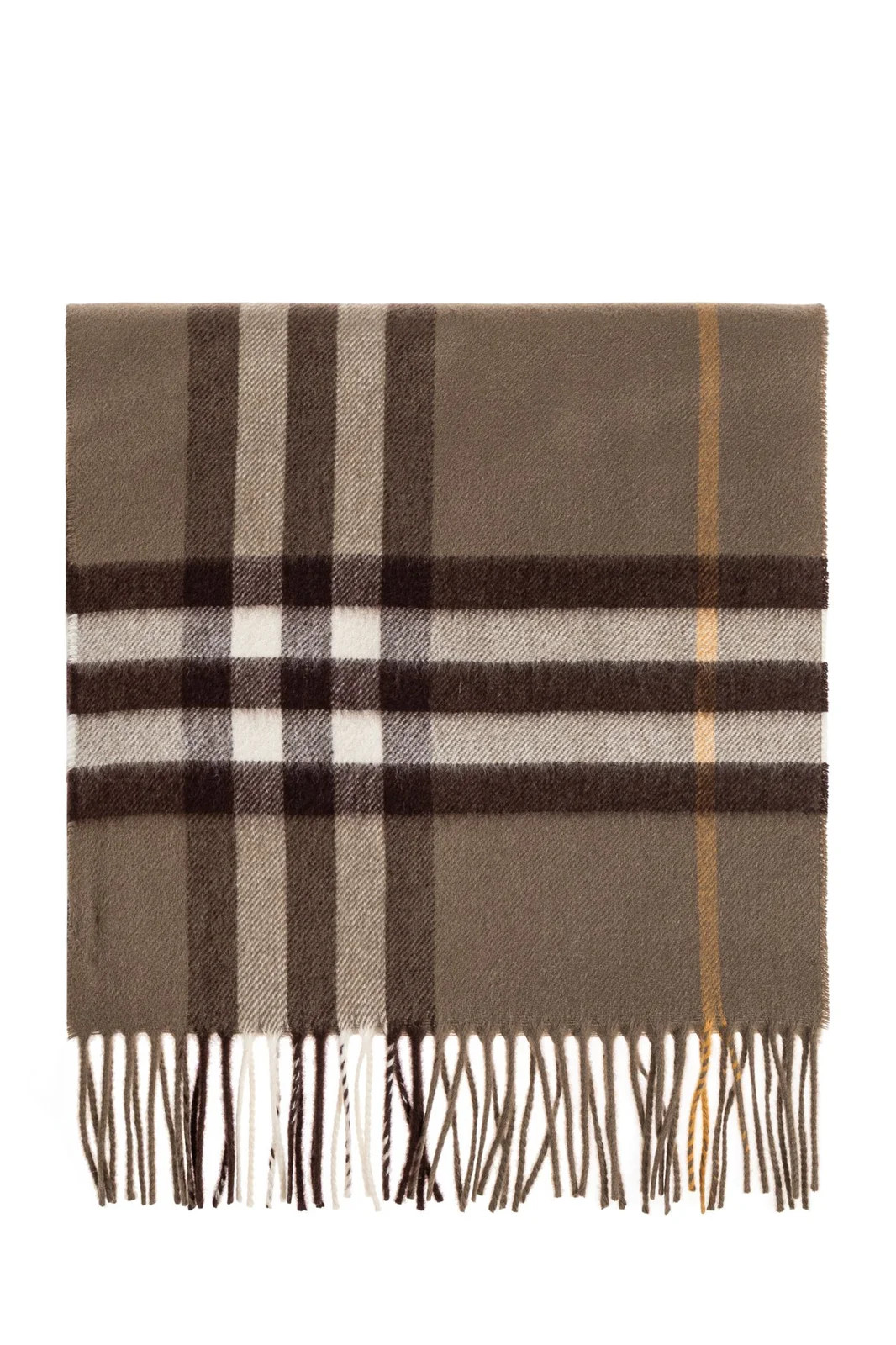 Burberry Checked Fringed-Edge Scarf | Cettire Global