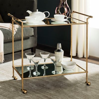 Safavieh Felicity Bar Cart in Gold | Bed Bath & Beyond