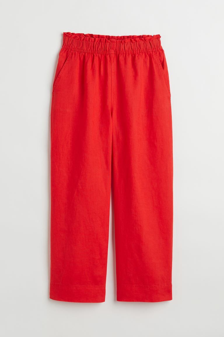 Ankle-length Linen Pants | H&M (US)