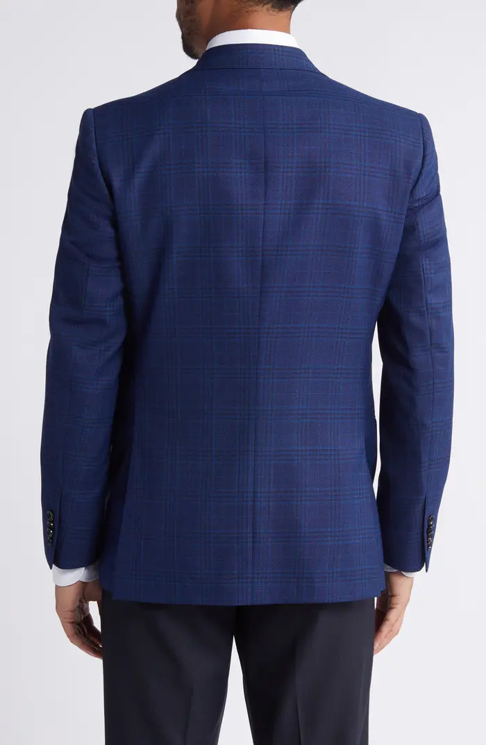 Jay Slim Fit Plaid Wool Sport CoatTed Baker London | Nordstrom