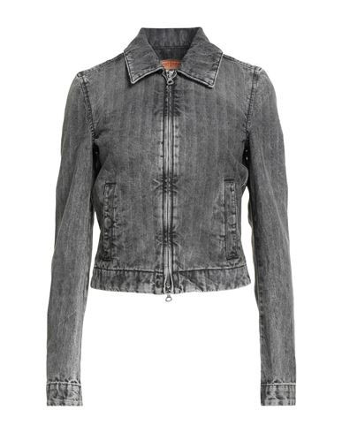 Diesel Woman Denim outerwear Grey Size XXS Cotton | YOOX (US)