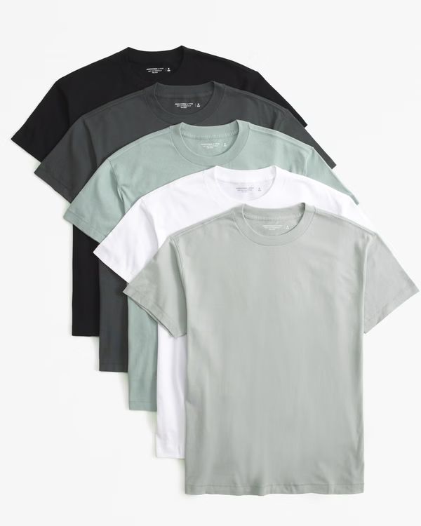 5-Pack Essential Tees | Abercrombie & Fitch (US)