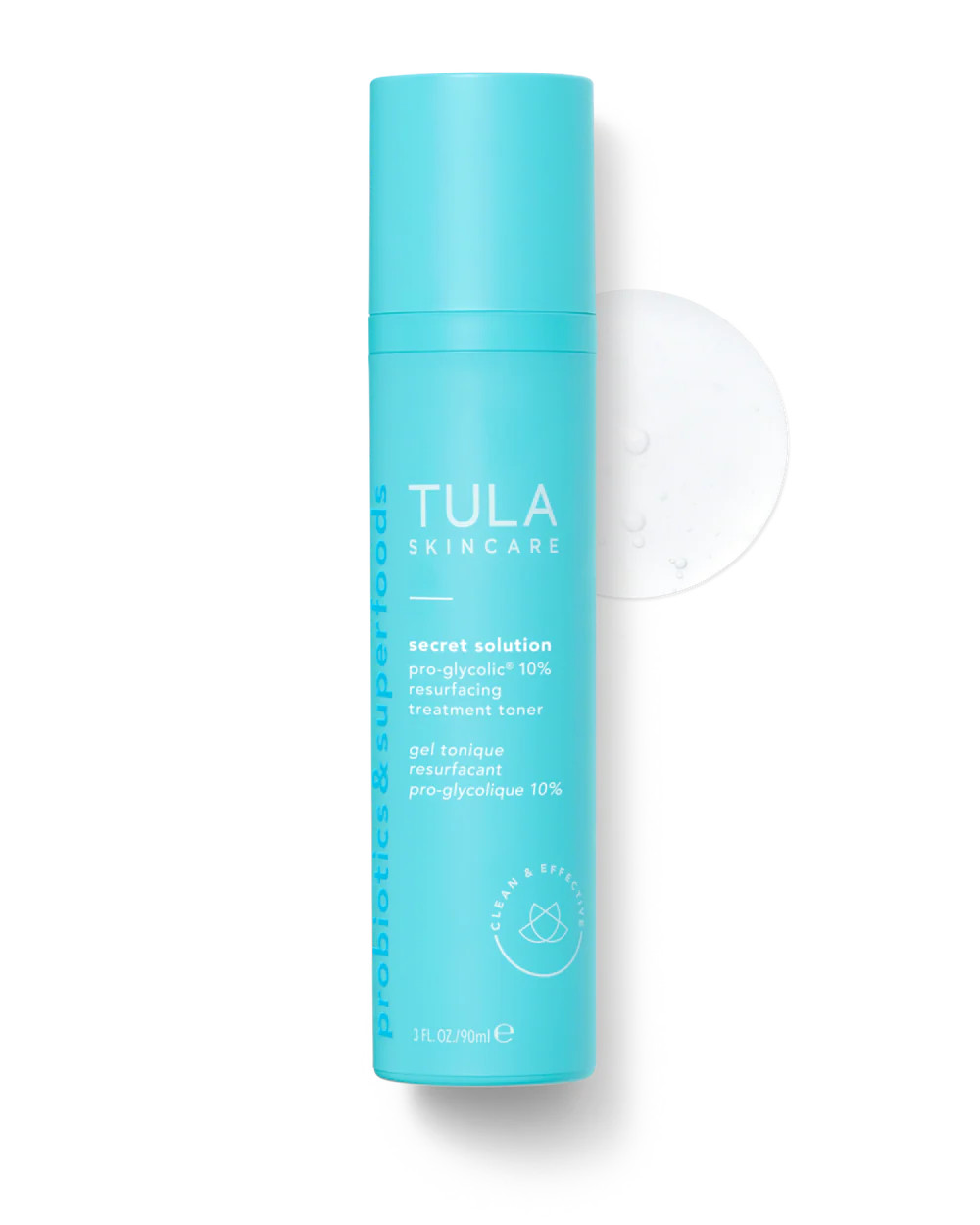 pro-glycolic® 10% resurfacing treatment toner | Tula Skincare