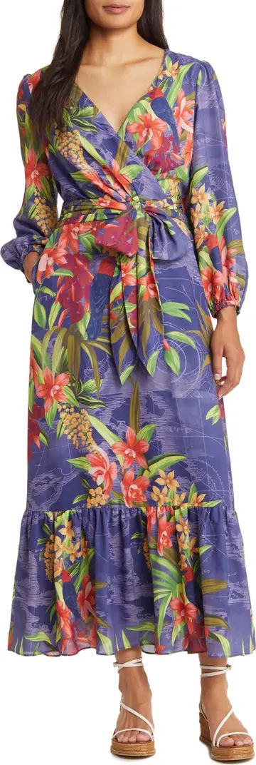 Tommy Bahama Villa Views Long Sleeve Floral Maxi Dress | Nordstrom | Nordstrom