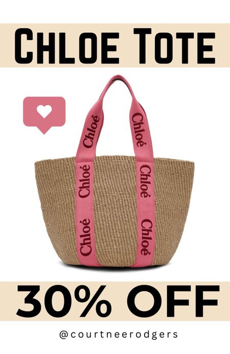 Chloe Woody Tote 30% off 🩷 P.S. this retailer is legit, it’s where I order most of my designer items!

Ssense, designer bag, Chloe bag, summer fashion 

#LTKItBag #LTKSaleAlert #LTKFindsUnder100