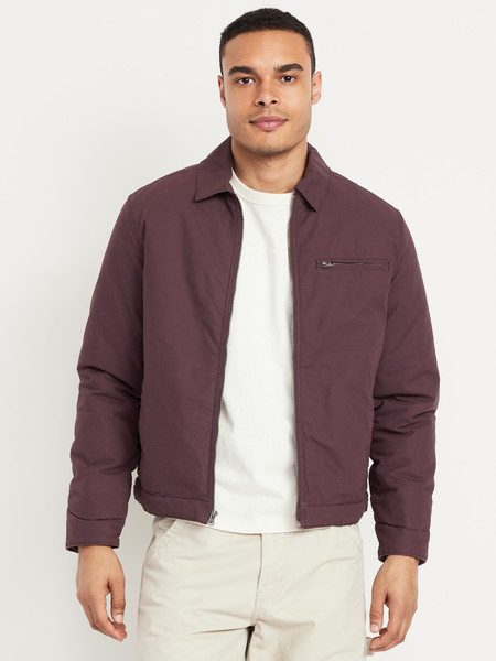 Insulated Canvas Barn Jacket | Old Navy (CA)