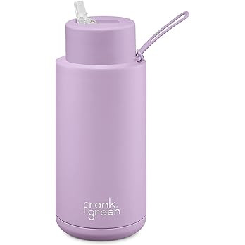 Frank Green Lilac Haze Ceramic Lined Reusable Bottle with Straw Lid, 1 EA | Amazon (US)