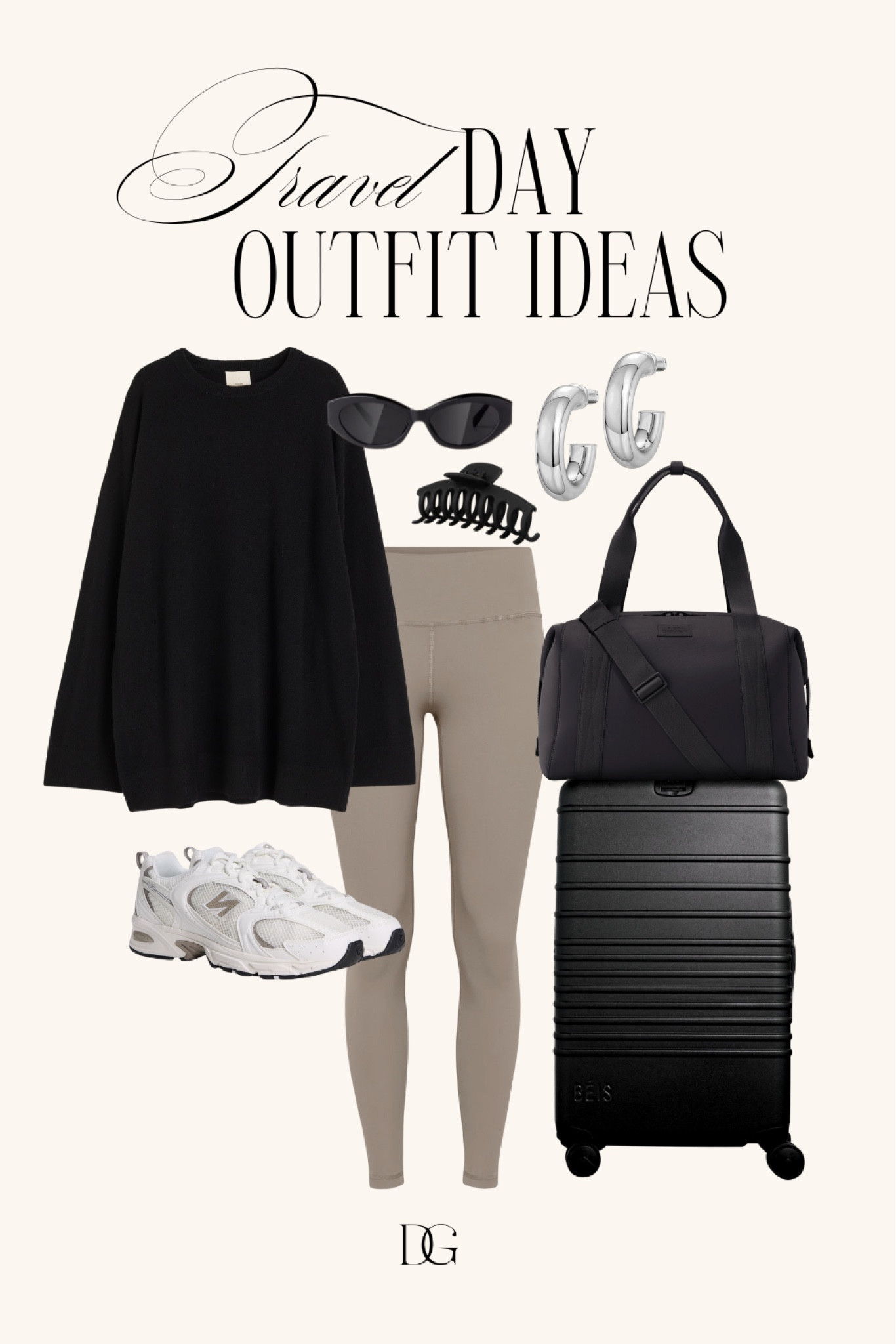 Travel Outfit Idea 〰️ travel outfits, travel look, casual outfit, casual outfits, travel looks, travel outfit inspo, travel essential, travel essentials, travel bag, travel bags, closet basics, closet staples, neutral outfits, neutral outfit, casual sneakers, athleisure outfit

#LTKFitness #LTKTravel #LTKActive