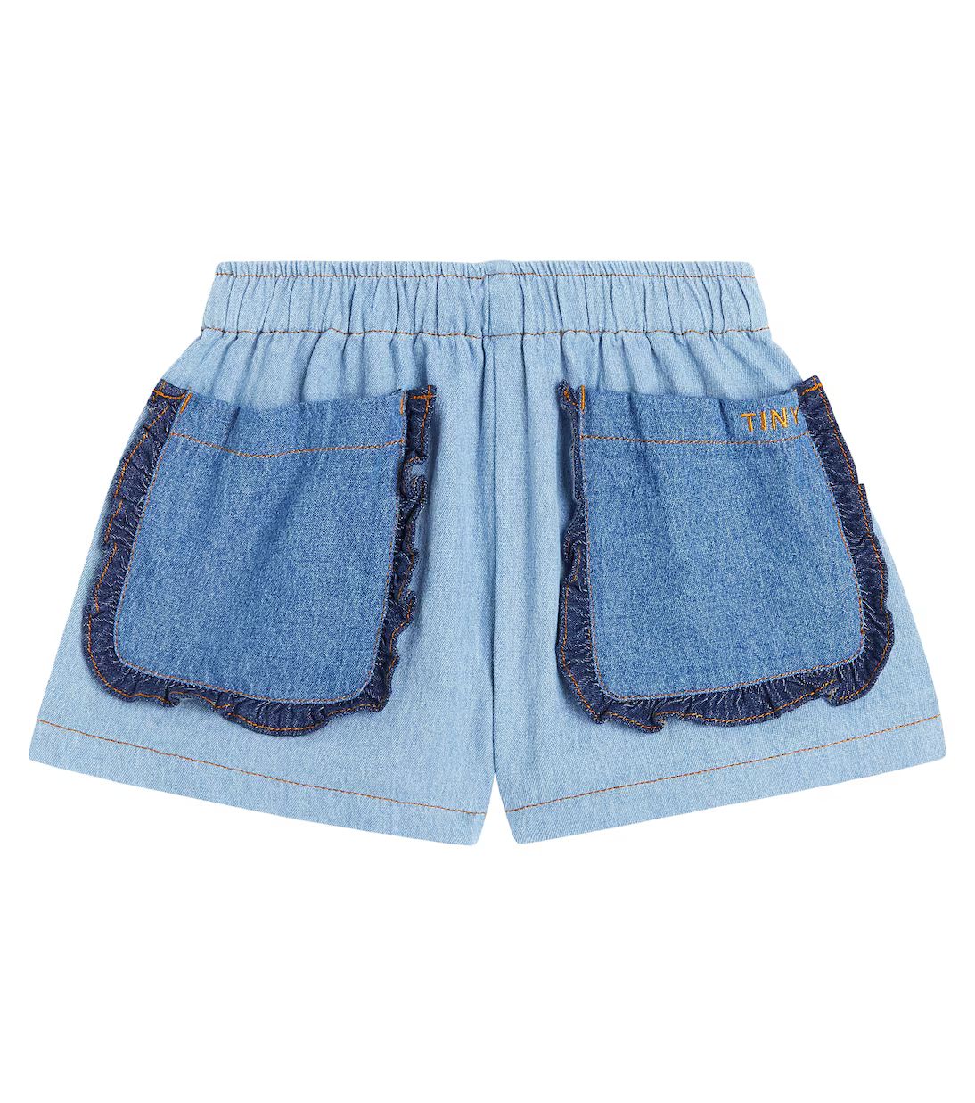 Ruffle-trimmed cotton shorts | Mytheresa (US/CA)