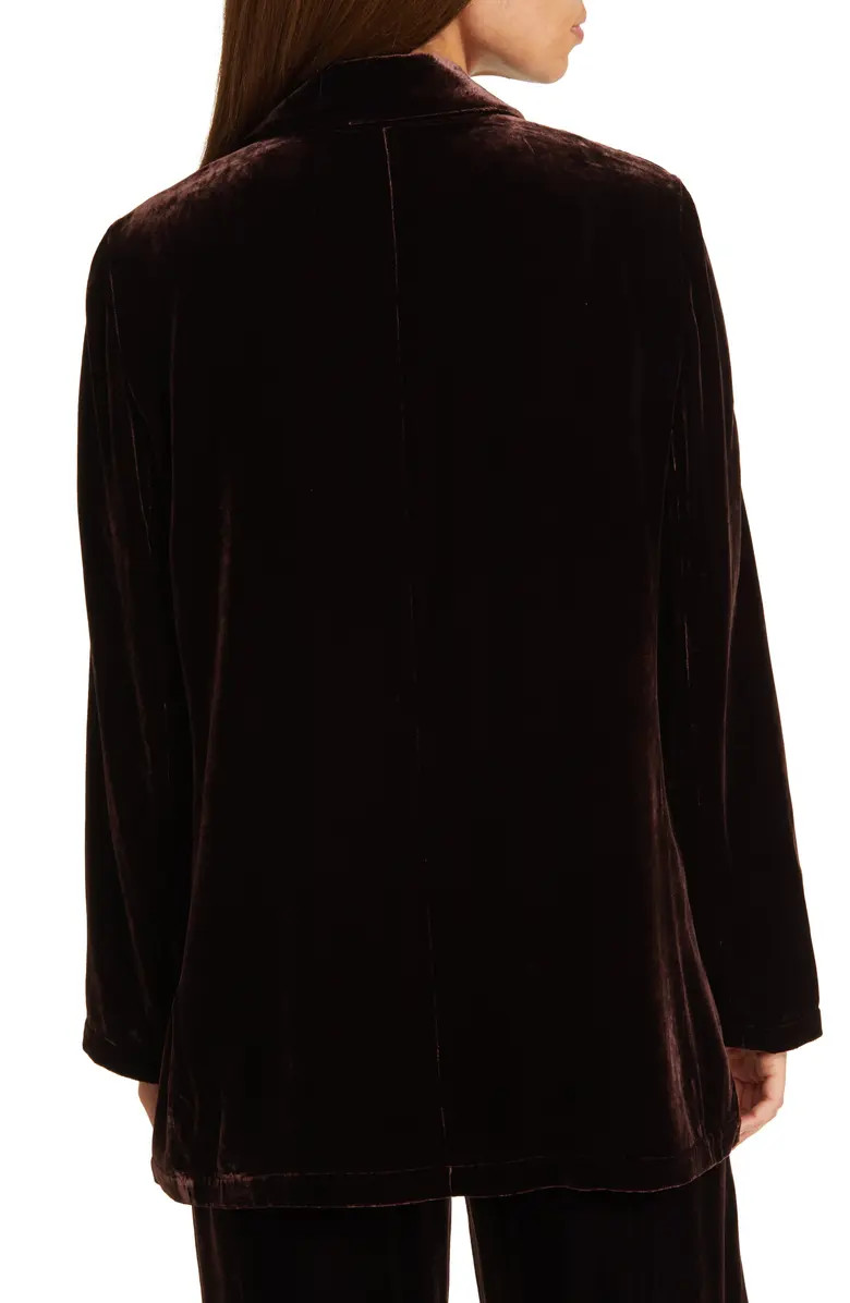 Longline Velvet Blazer | Nordstrom