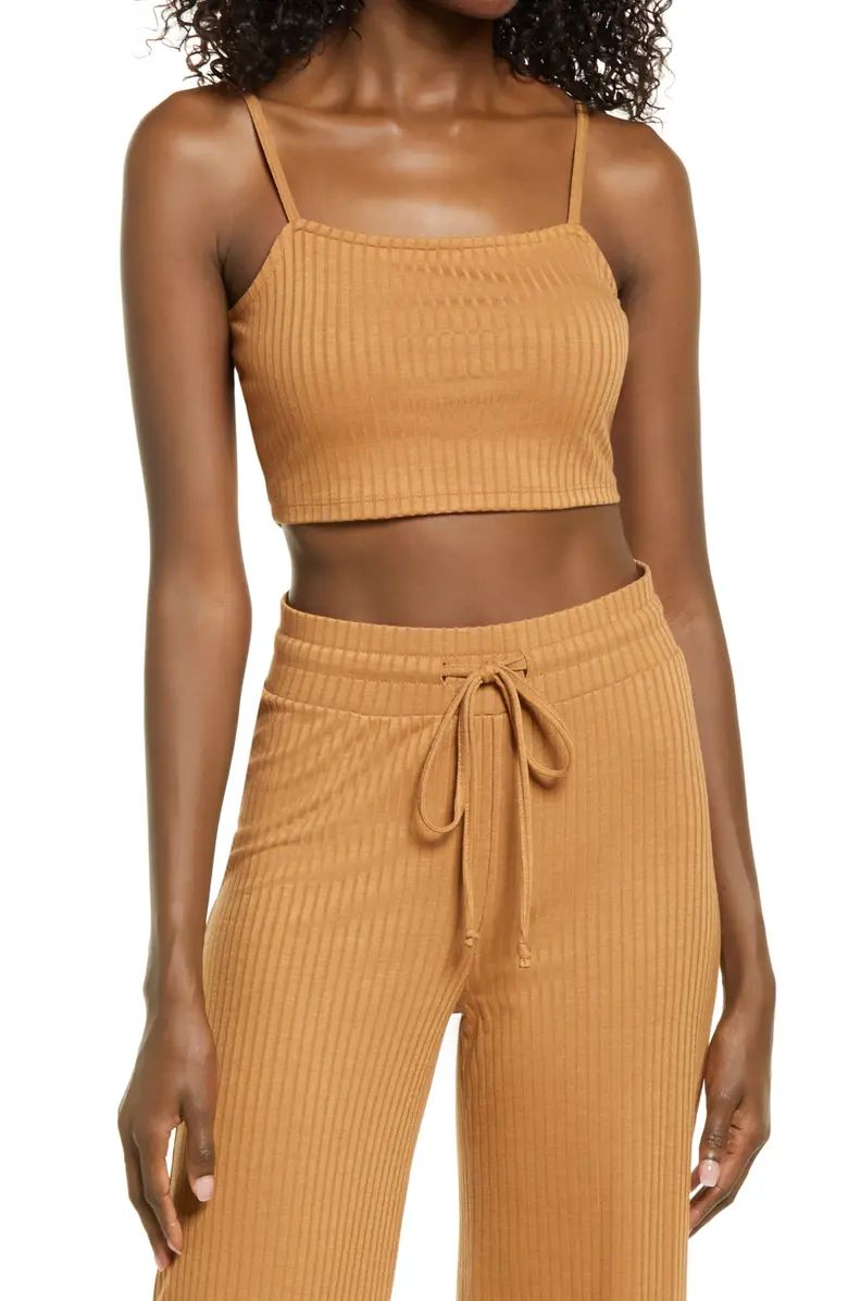 Lucy Rib Crop Camisole Top | Nordstrom | Nordstrom