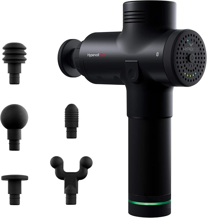 Hypervolt Bluetooth, Featuring Quiet Glide Technology - Handheld Percussion Massage Gun | 3 Speed... | Amazon (US)