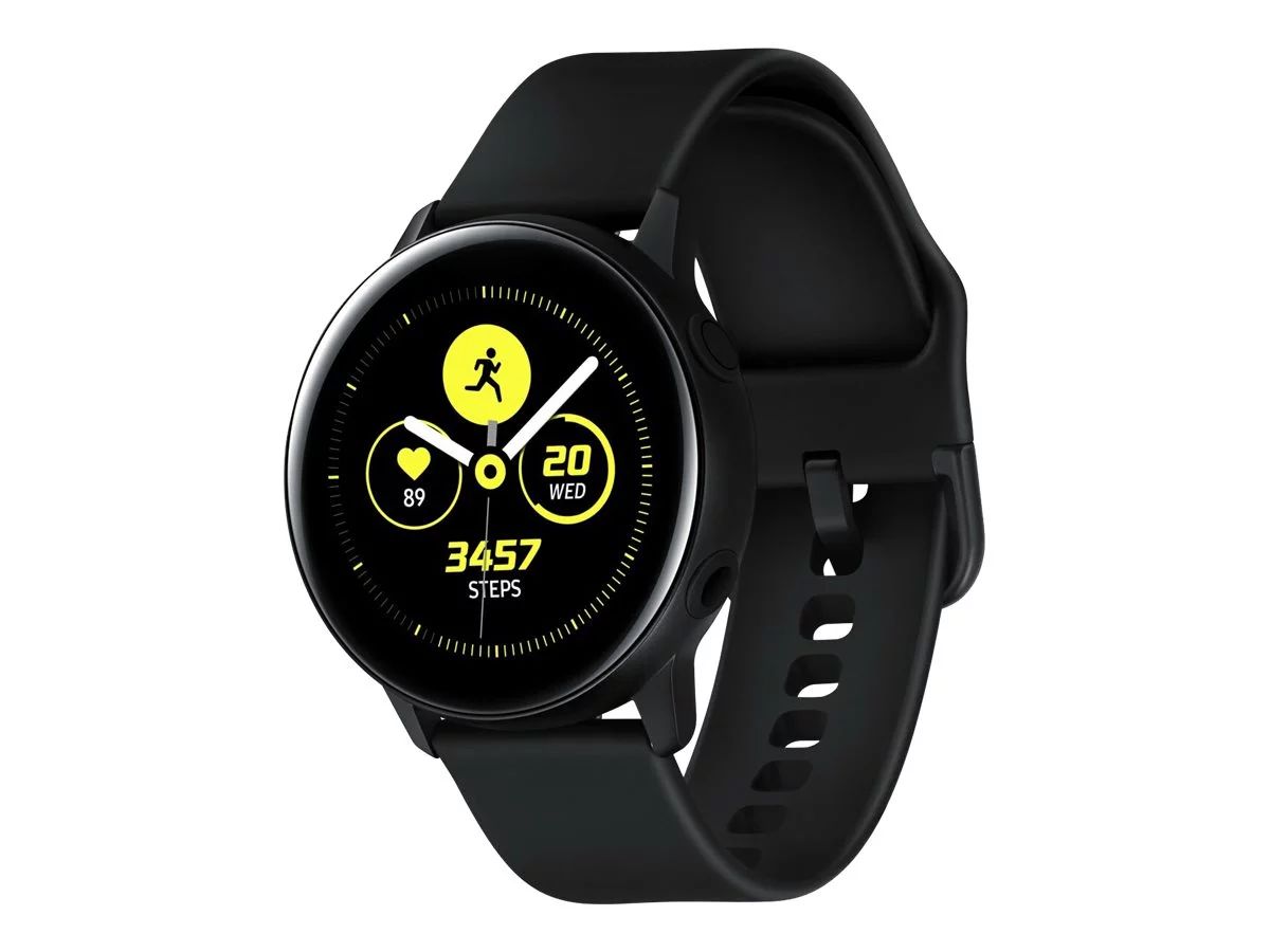 SAMSUNG Galaxy Watch Active - Bluetooth Smart Watch (40mm) Black - SM-R500NZKAXAR | Walmart (US)