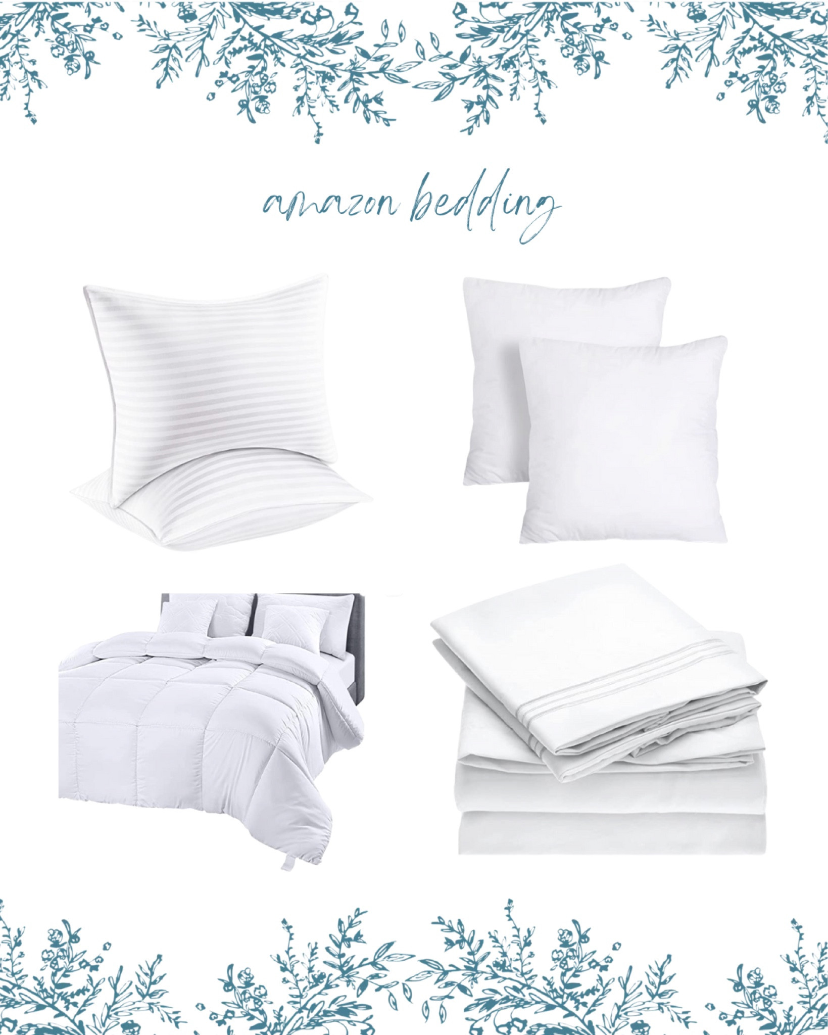 Amazon wedding registry featuring highly rated bedding! 

#LTKunder100 #LTKwedding #LTKhome