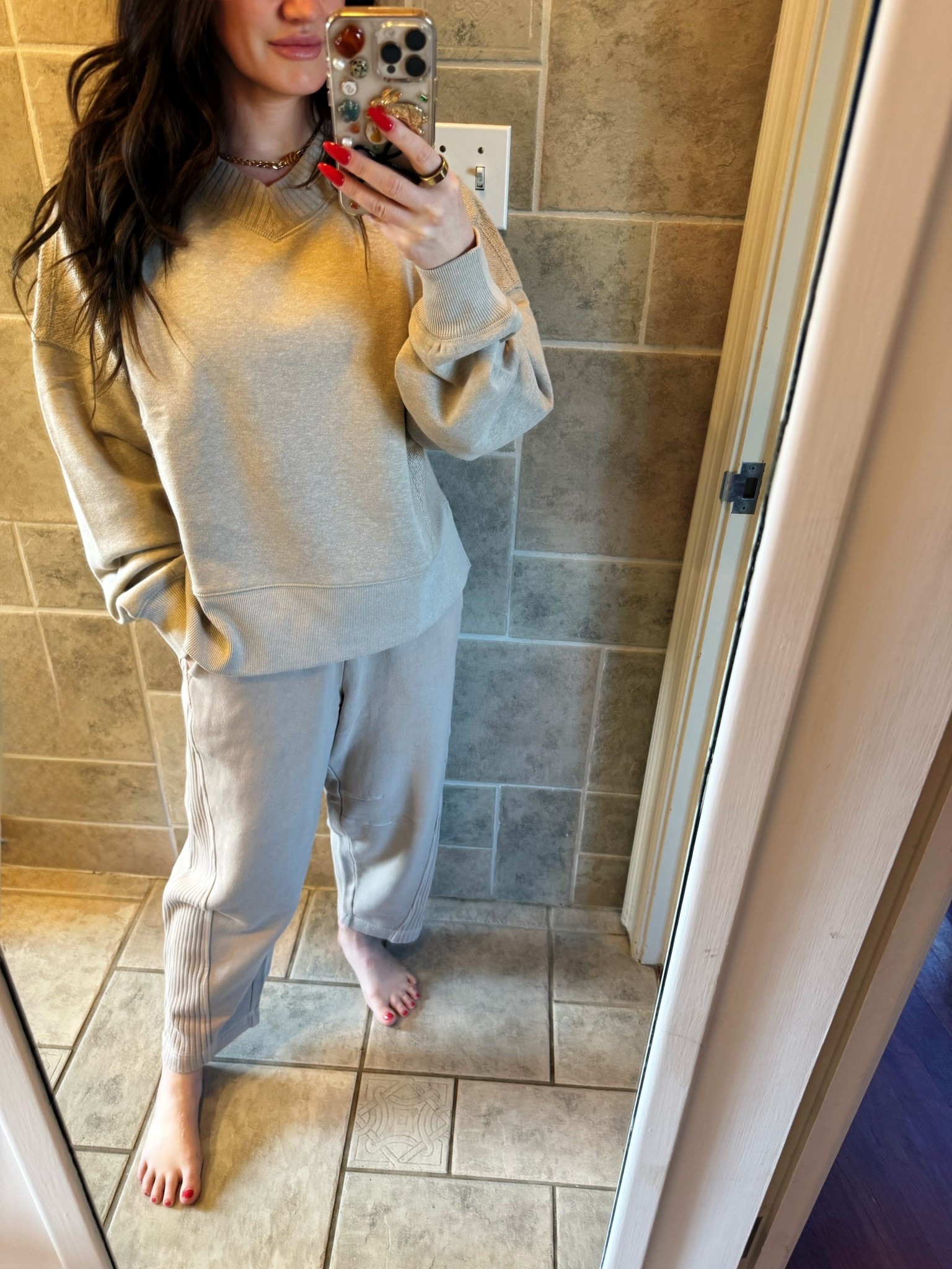 Barrel sweatpants set 

#LTKmomlife #LTKmorningroutine #LTKselfcare