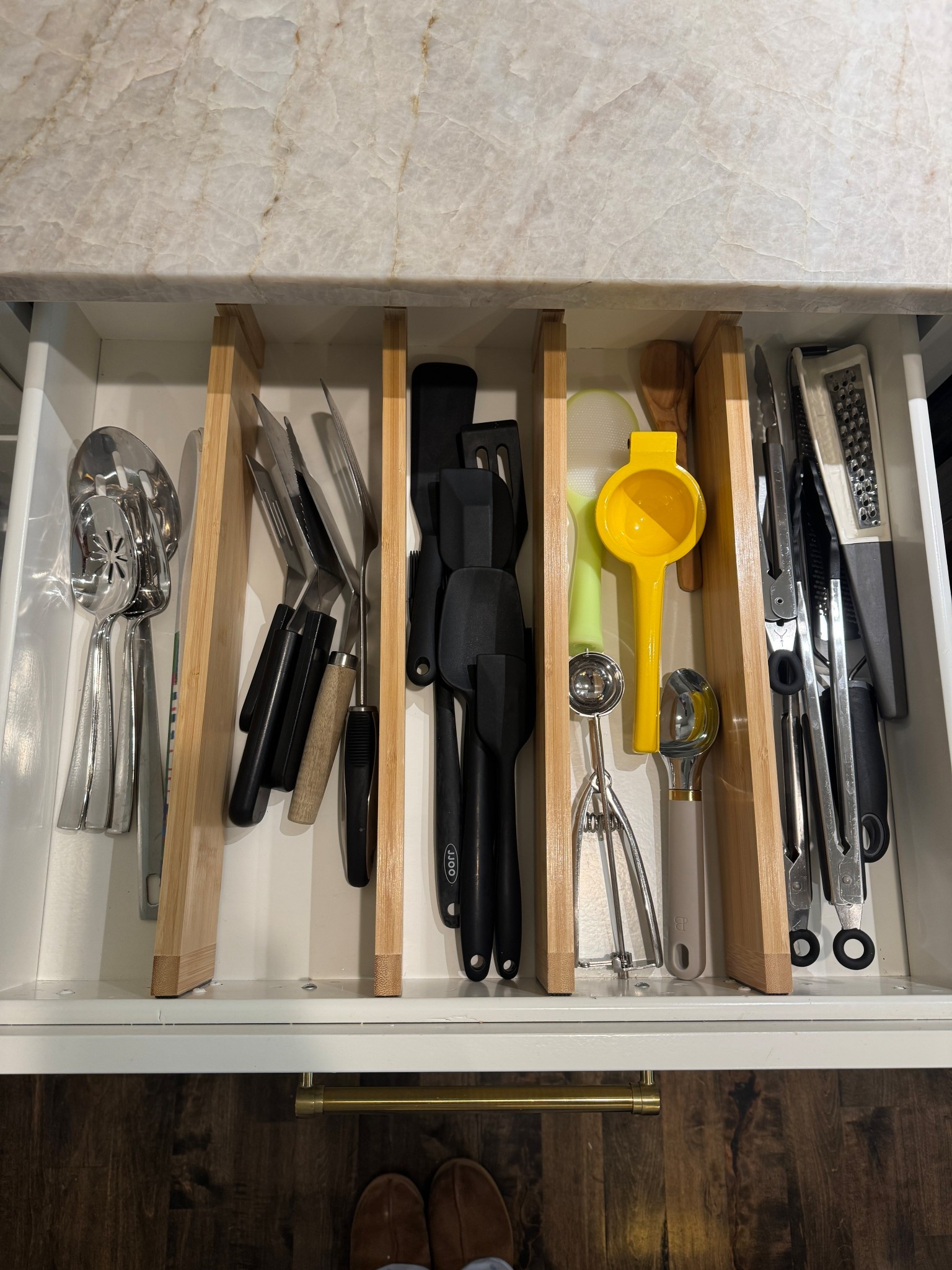 Bamboo drawer dividers, kitchen organization 

#LTKFindsUnder50 #LTKHome