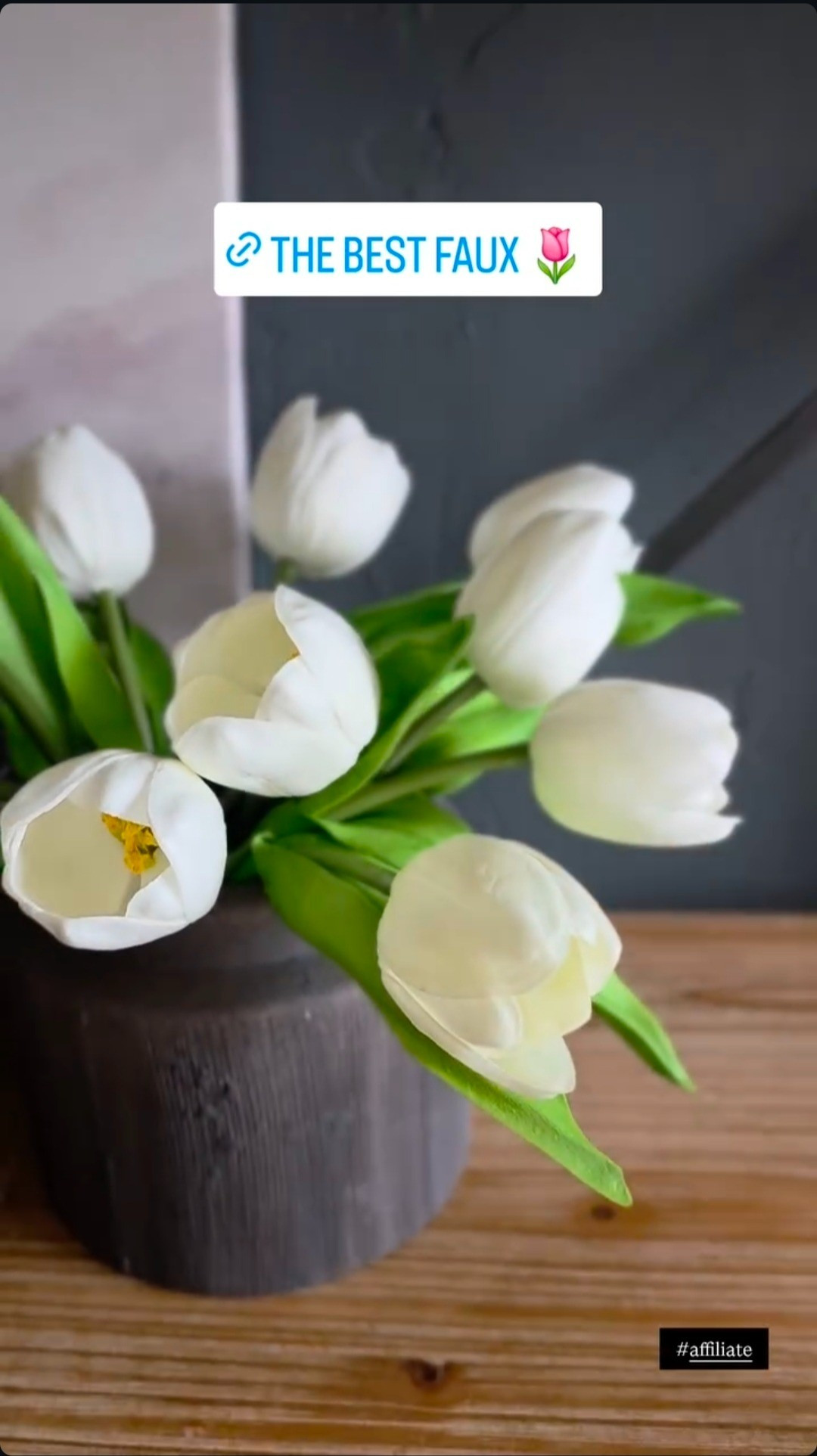 These are best faux tulips I've ever seen! They bend and stay just where you want them so you can make them droop like real tulips!  

 #LTKSeasonal #LTKHome