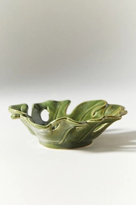 Monstera Stoneware Trinket | Anthropologie (US)