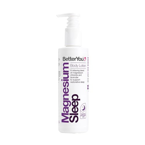 BetterYou Magnesium Sleep Lotion, Transdermal Magnesium Sleep Lotion Infused with Lavender & Chamomile to Support Sleep, Natural Sleep Aid, Better Sleep, Naturally, 180ml | Amazon (UK)