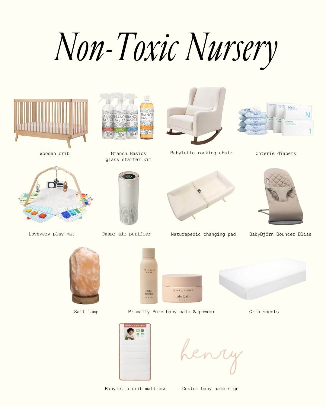 Non-toxic nursery

#LTKHome #LTKBaby