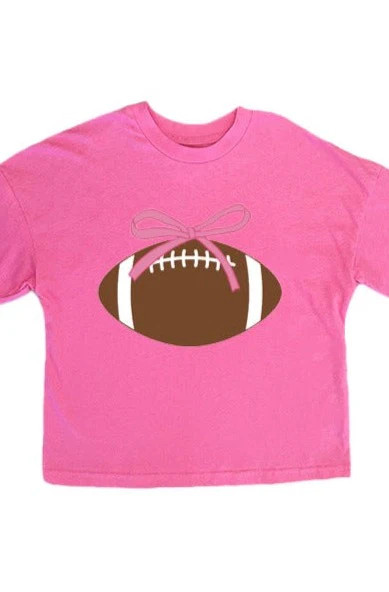 Girls: Play Ball Fuchsia Pink Graphic Tee | The Mint Julep Boutique