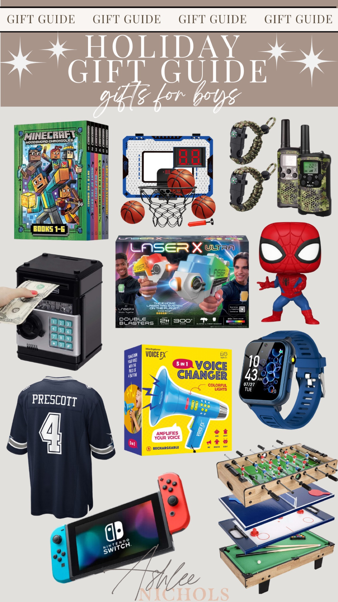 Holiday gift guide for boys!


Christmas gift idea, tween boy, gifts for boys, Christmas present idea

#LTKHoliday #LTKGiftGuide #LTKKids