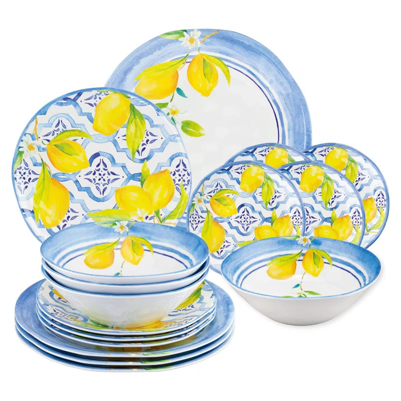 Baidland 16 Piece Dinnerware Set, Service for 4 | Wayfair North America