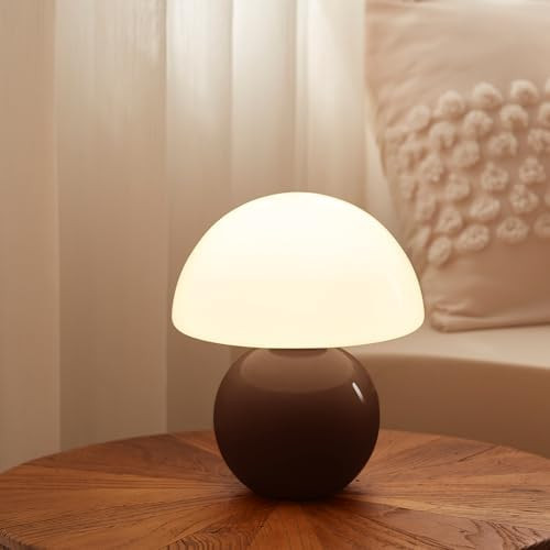 Mushroom Lamp Table Lamp for Bedroom,Desk Bedside Small Lamps for Living Room Night Stands,Mushro... | Amazon (US)