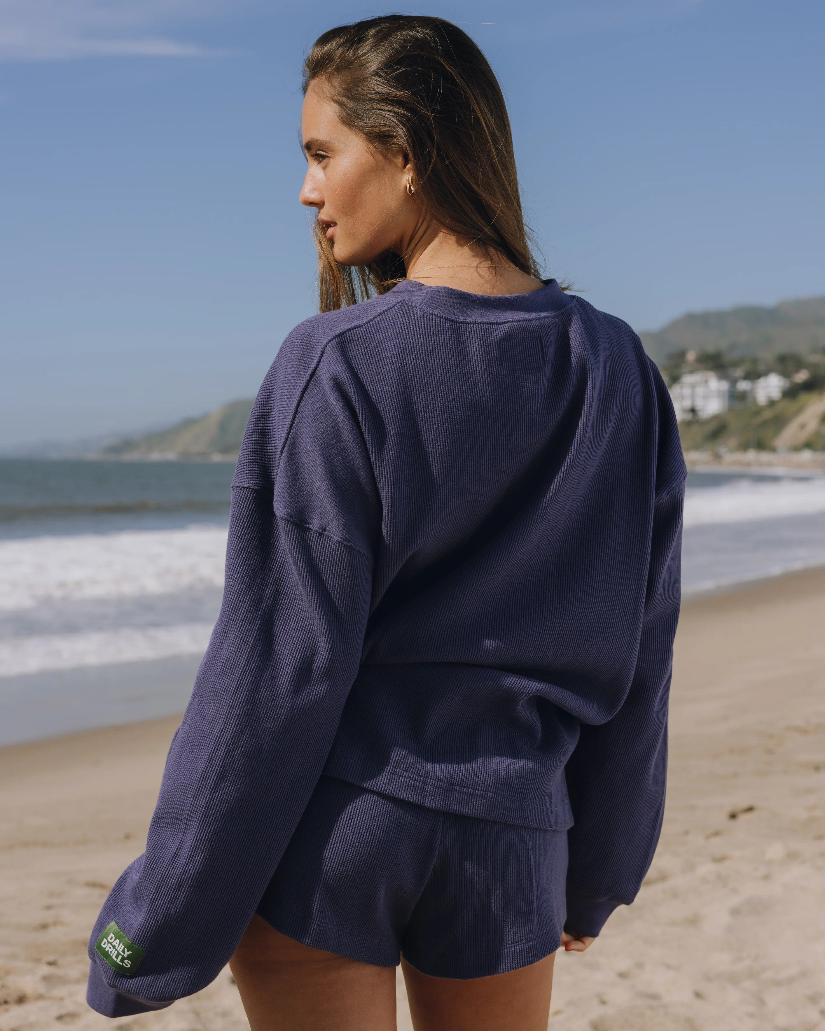 Oversized Thermal - Navy | Daily Drills LLC