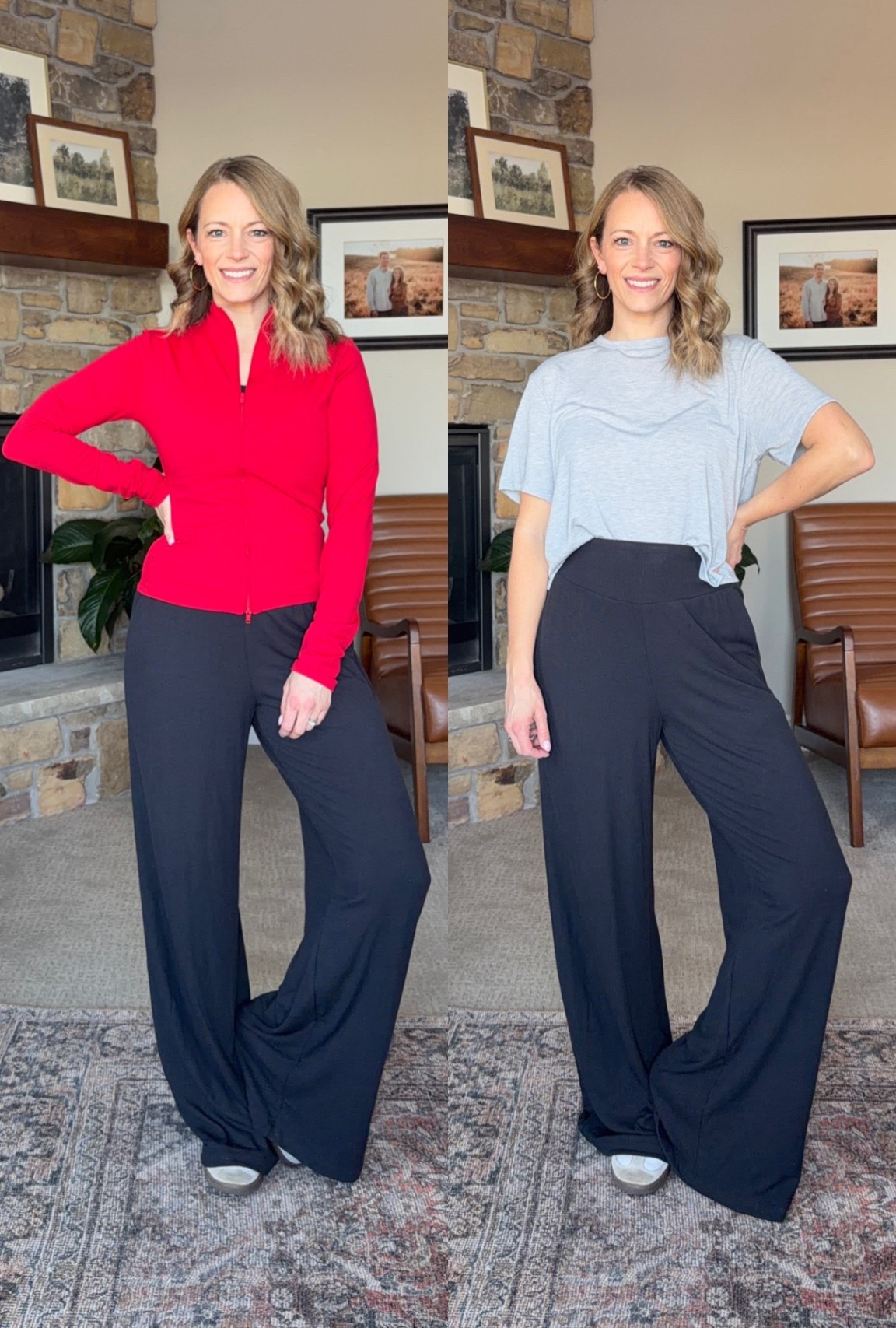 Love the thick waistband of these pants and our favorite $15 tee is now in grey! 

#LTKOver40 #LTKootd #LTKfitnessgoals