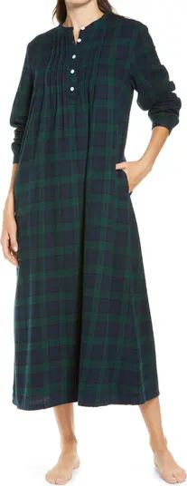 L.L.Bean Scotch Plaid Flannel Nightgown | Nordstrom | Nordstrom