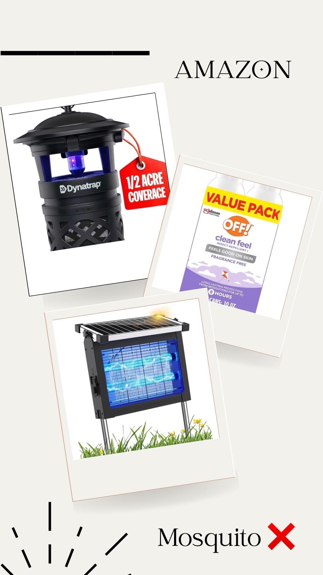 🦟 Bye bye mosquitoes! Sharing my favorite zappers, repellents, and outdoor essentials to keep your family bite free all summer long . ☀️✨

#LTKmomlife #LTKSeasonal #LTKSaleAlert