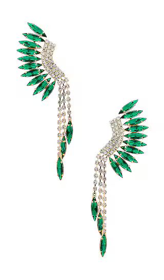 Jade Earring in Green | Revolve Clothing (Global)