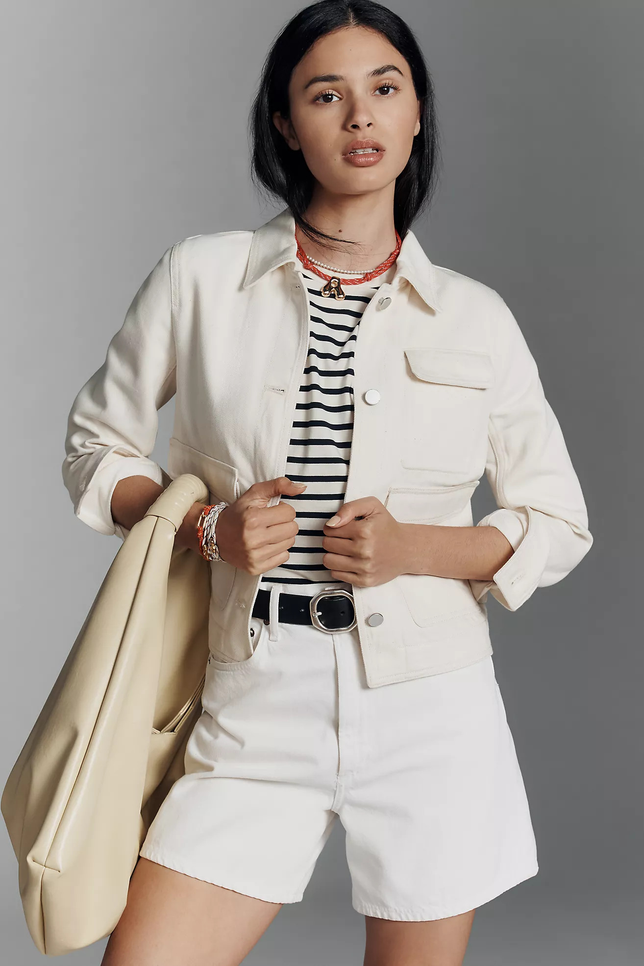 Theory Casual Denim Chore Jacket | Anthropologie (US)