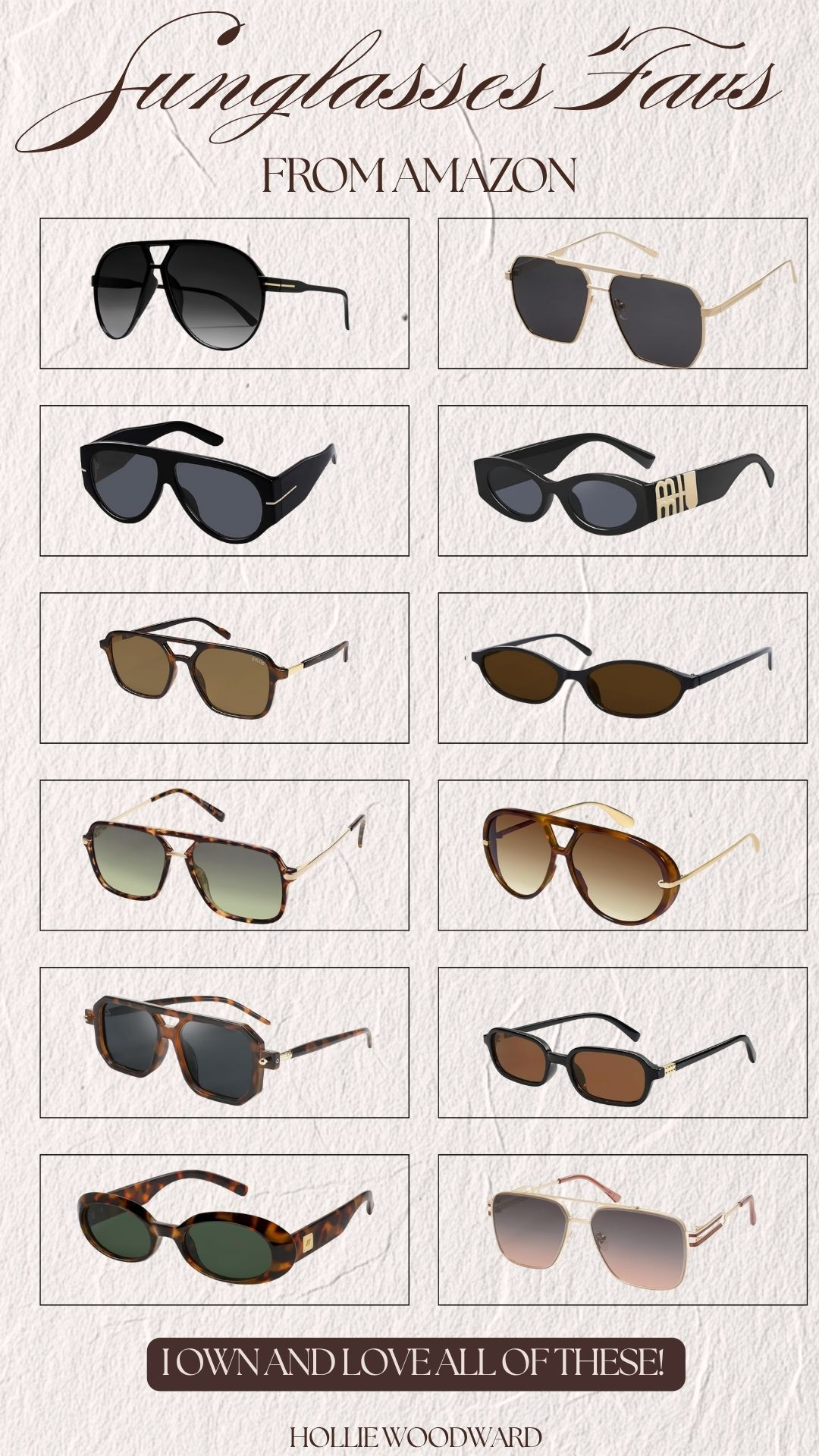 my favorite sunglasses! I rotate through these daily 🕶️ 

 