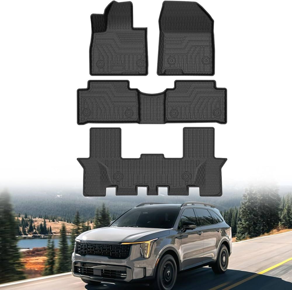 Mixsuper Sorento Floor Mats-Floor Liner for Kia Sorento 6/7 Seate 2021-2026 (No Hybrid & PHEV) Al... | Amazon (US)