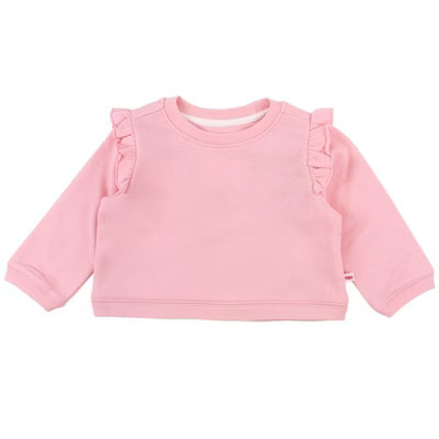 RuffleButts Toddler Girls Flutter Sweatshirt - Pink, 2T | Target