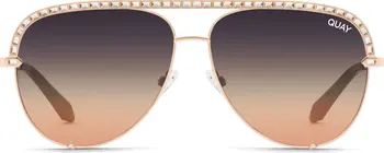 High Key Bling 55mm Gradient Aviator Sunglasses | Nordstrom